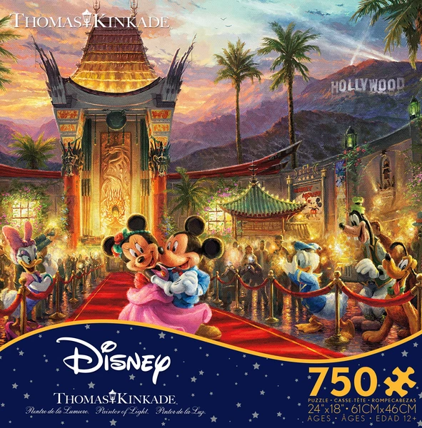 Mickey and Minnie Hollywood, Thomas Kinkade Disney