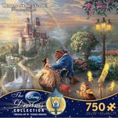 Beauty and the Beast Falling in Love, Thomas Kinkade