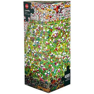 PFG Crazy World Cup, Mordillo (Triangular Box) (4000pcs) (Usage/Used - PUZZLES FOR GOOD)
