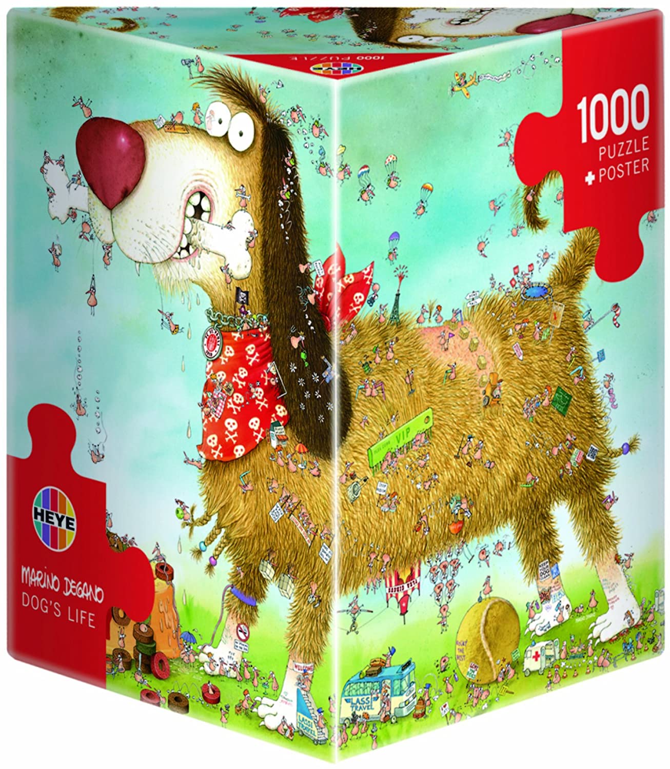 Dog's Life, Marino Degano (Triangular Box) (1000pcs)