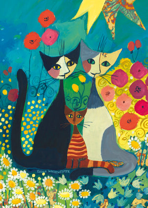 Parterre de fleurs, Rosina Wachtmeister (w / en aluminium d'or) (1000pcs)