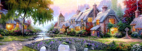Cobblestone Bridge - Panoramic