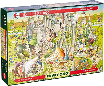 Funky Zoo: Jurassic Habitat, Marino Degano (1000pcs)
