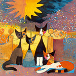 Entrée, Rosina Wachtmeister (avec tamponner en feuille d'or)