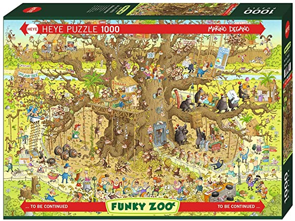 Funky Zoo: Monkey Habitat, Marino Degano (1000pcs)