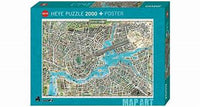 Map Art - City of Pop (2000pcs)