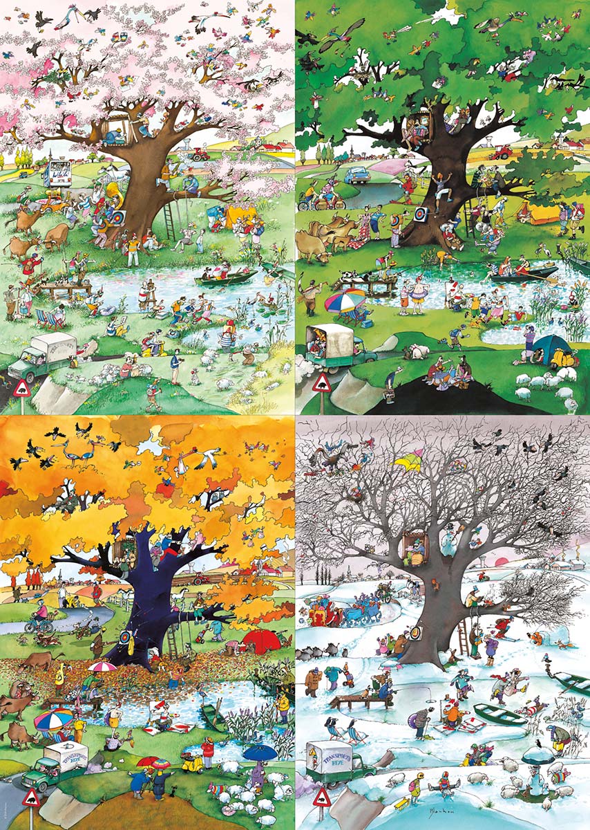 Cartoon Classics - 4 Seasons, Blachon (2000 pcs)