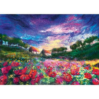 Felted Art - Sundown  Poppies, Moy Mackay (1000pcs)