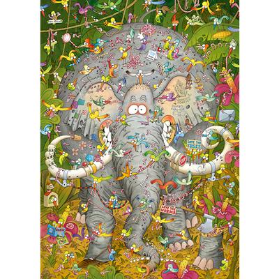 Elephant's Life, Marino Degano (Triangular Box) (1000pcs)