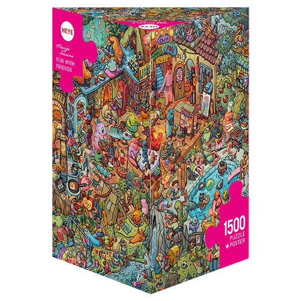 Amusant avec des amis, Tiurina (boîte triangulaire) (1500pcs)
