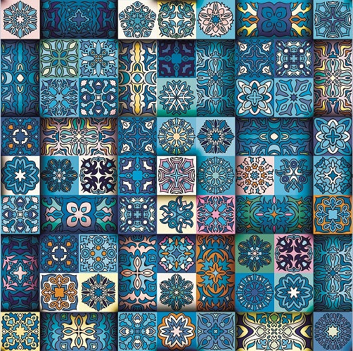 Vintage Patterns (1023pcs)