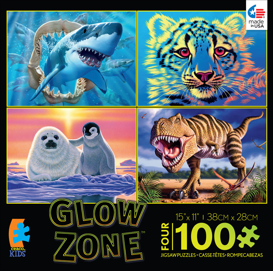 Glow Zone, 4 - in - 1