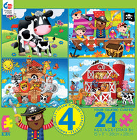 Ceaco Kids 4 - in - 1 Puzzle