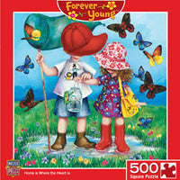 La maison est l'endroit où le cœur est