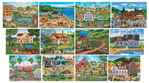 DMG Folk Art Multipack, Bonnie White (12 puzzles) (DAMAGED BOX)