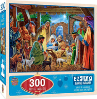 Loin dans une crèche