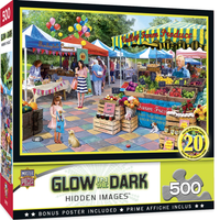 Hidden Image Glow in the Dark - Corner Market