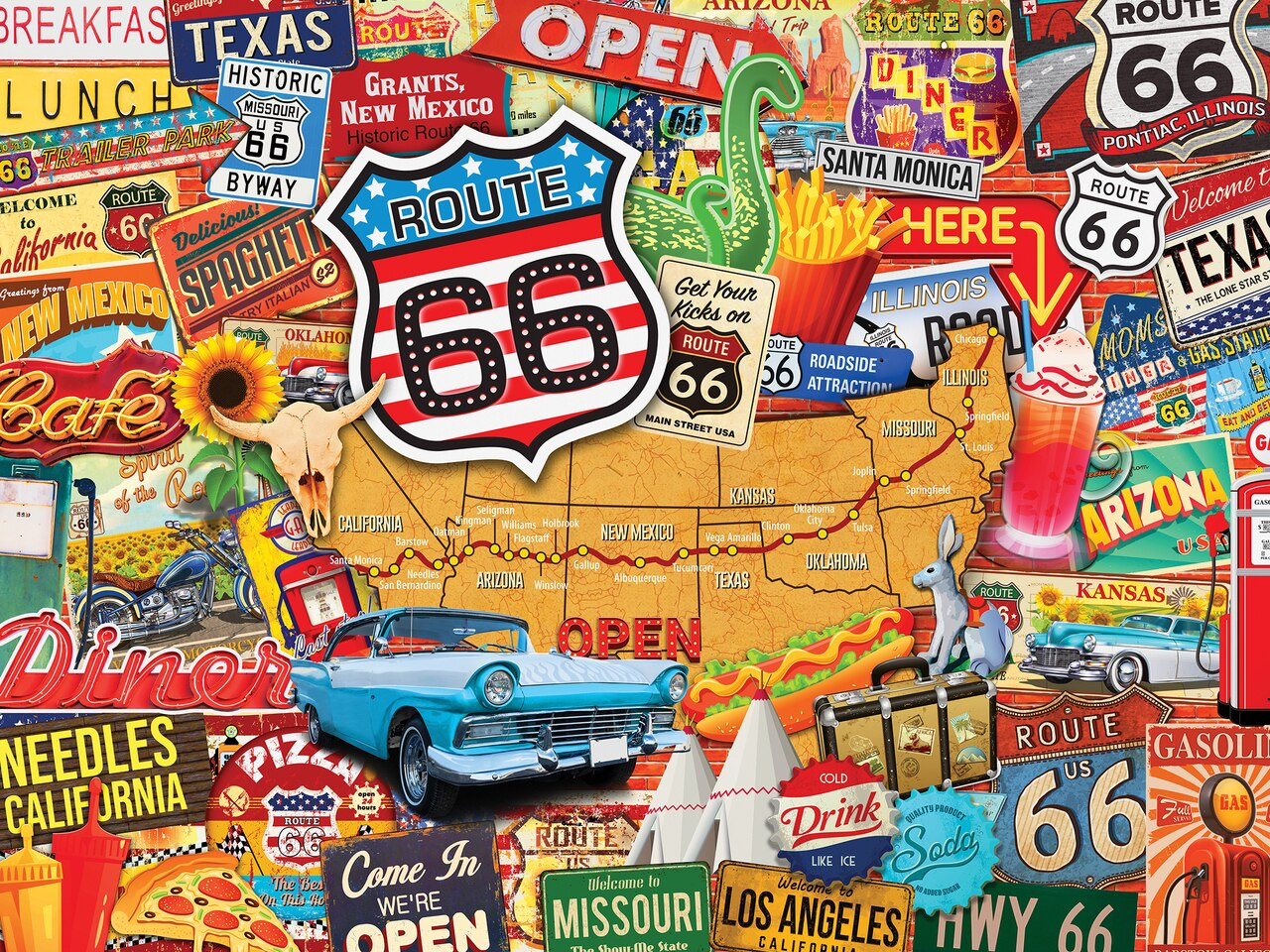 Travel Collage - Route 66