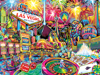 Collages de voyage - Las Vegas