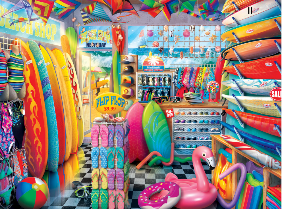 Commerçants PFG - Équipement de plage (Occasion - PUZZLES FOR GOOD)