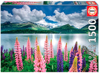 Lupins on the Shores of Lake Sils (1500pcs)