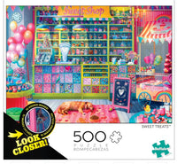 Regardez de plus près: friandises sucrées