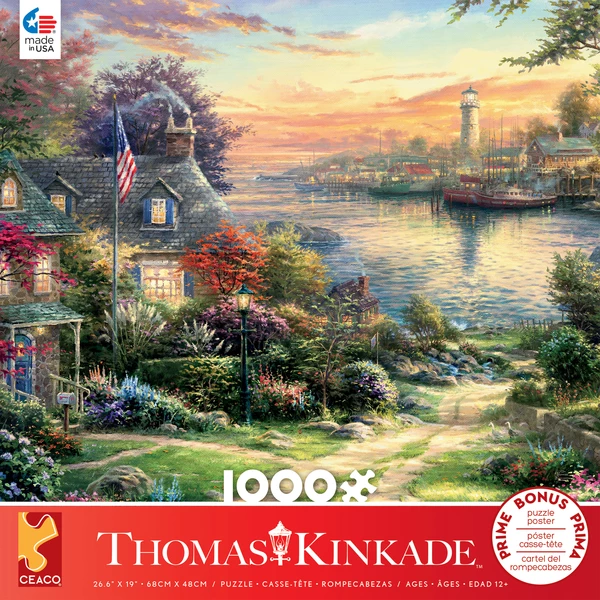 The New England Harbor, Thomas Kinkade