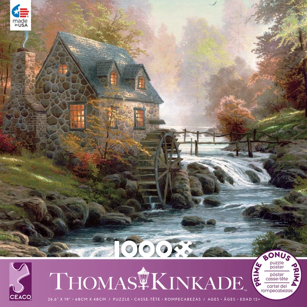 Cobblestone Mill, Thomas Kinkade