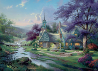 Clocktower Cottage, Thomas Kinkade