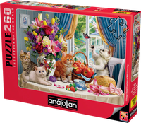 Chatons moelleux dans le salon (260pcs)