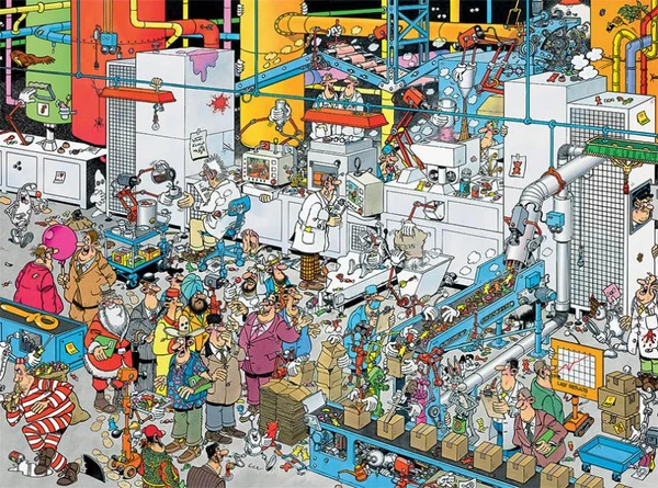 Candy Factory, Jan Van Haasteren