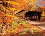 Pont couvert d'automne