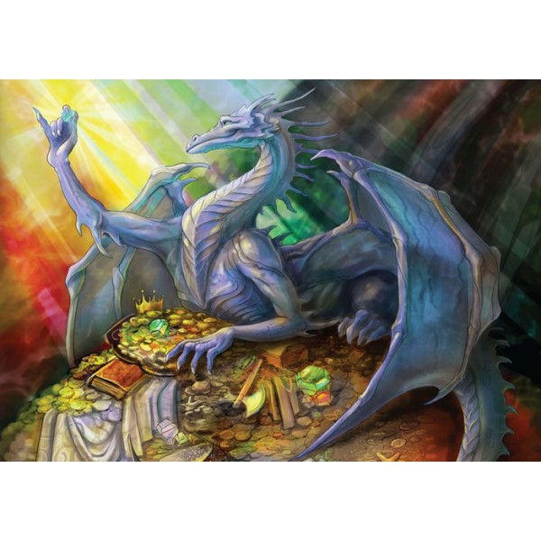 Blue Dragon and Treasure (1500pcs)