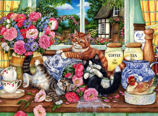 Kittens In The Kitchen, Debbie Cook (500pcs)