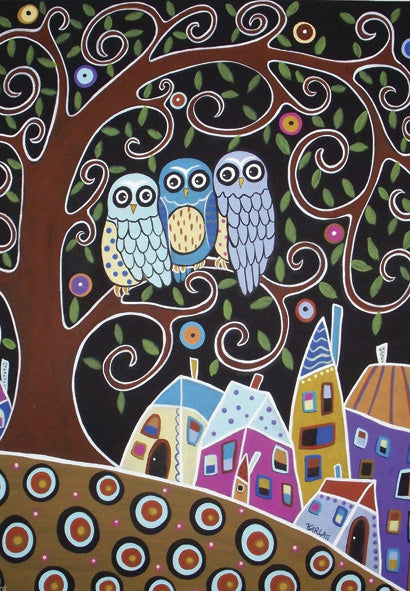 Three Owls, Karla Gerard (500pcs)
