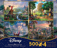 Multipack - 4 in 1 Puzzles, Thomas Kinkade Disney