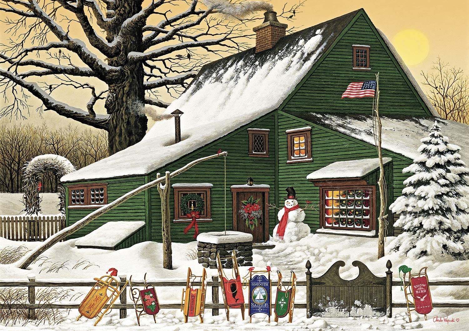 Cocoa Break at the Copperfields, Charles Wysocki