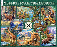 Wildlife 8 en 1 ensemble de puzzle