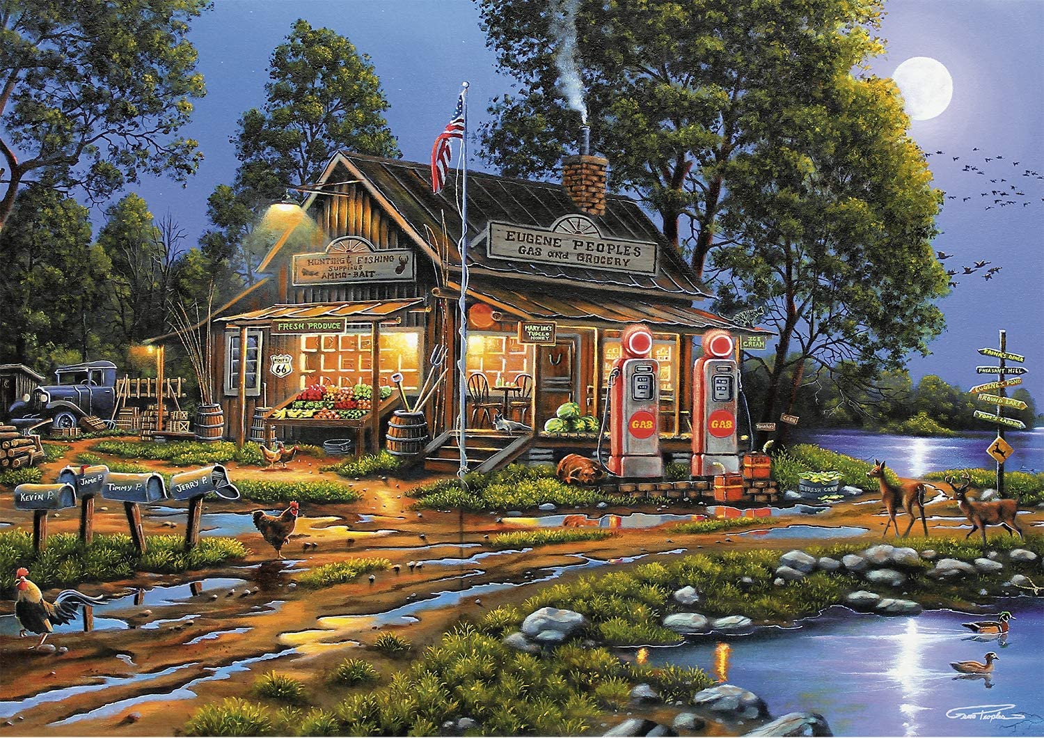 Americana Collection: Eugene's Gas and Grocery