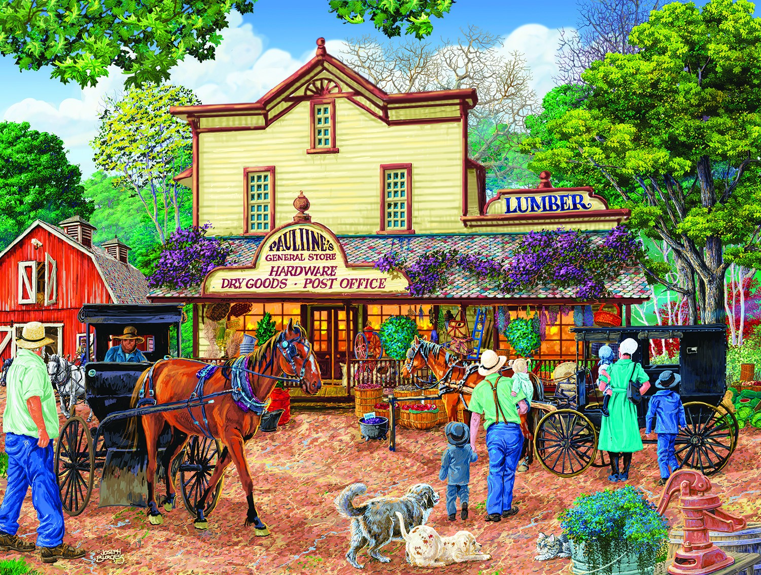 Magasin général de Pauline, Joseph Burgess