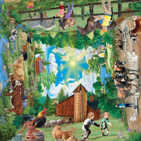 Autour d'une route de campagne