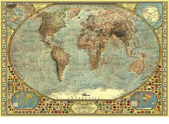 World Map, Jay Simons (2000pcs)