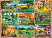 Cartes postales de la ferme, J. Charles (1000pcs)