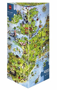 Puzzle 6000 pièces Rajko Zigic : Hemisphere Map