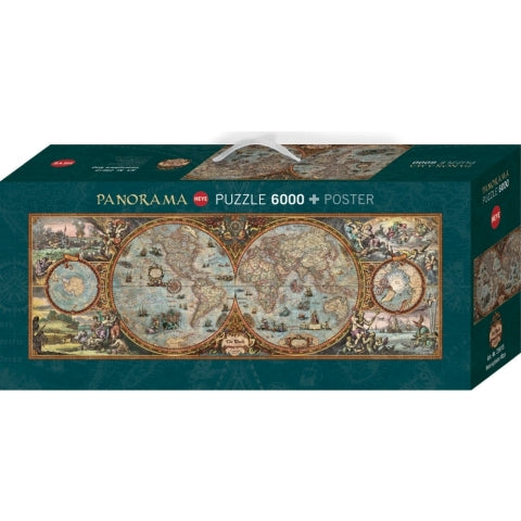 Map Art - Hemisphere Map, Rajko Zigic (6000pcs)