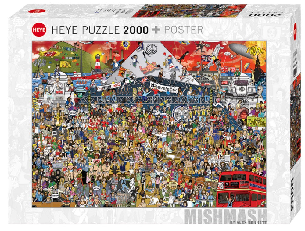 Mishmash - British Music History, Alex Bennett (2000pcs)