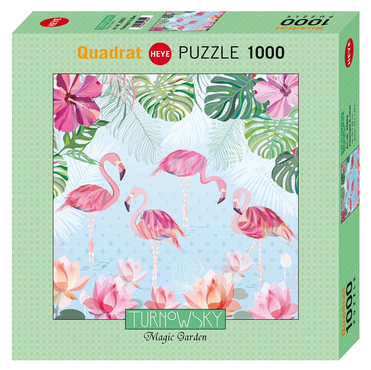 Flamingos & Lilies (1000pcs)