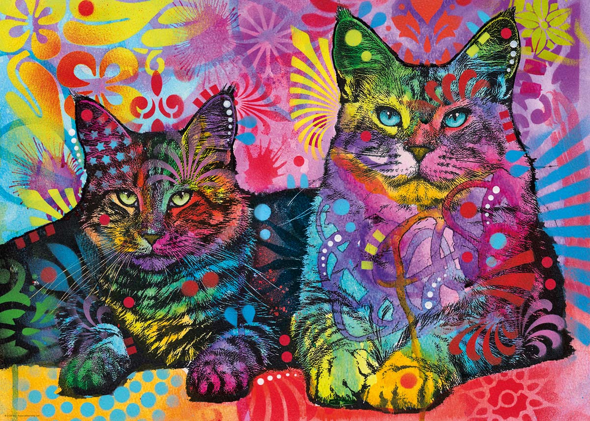 Jolly Pets: Devoted 2 Cats, Dean Russo (1000pcs)