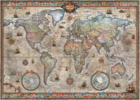 Map Art - Retro World, Rajko Zigic (1000pcs)