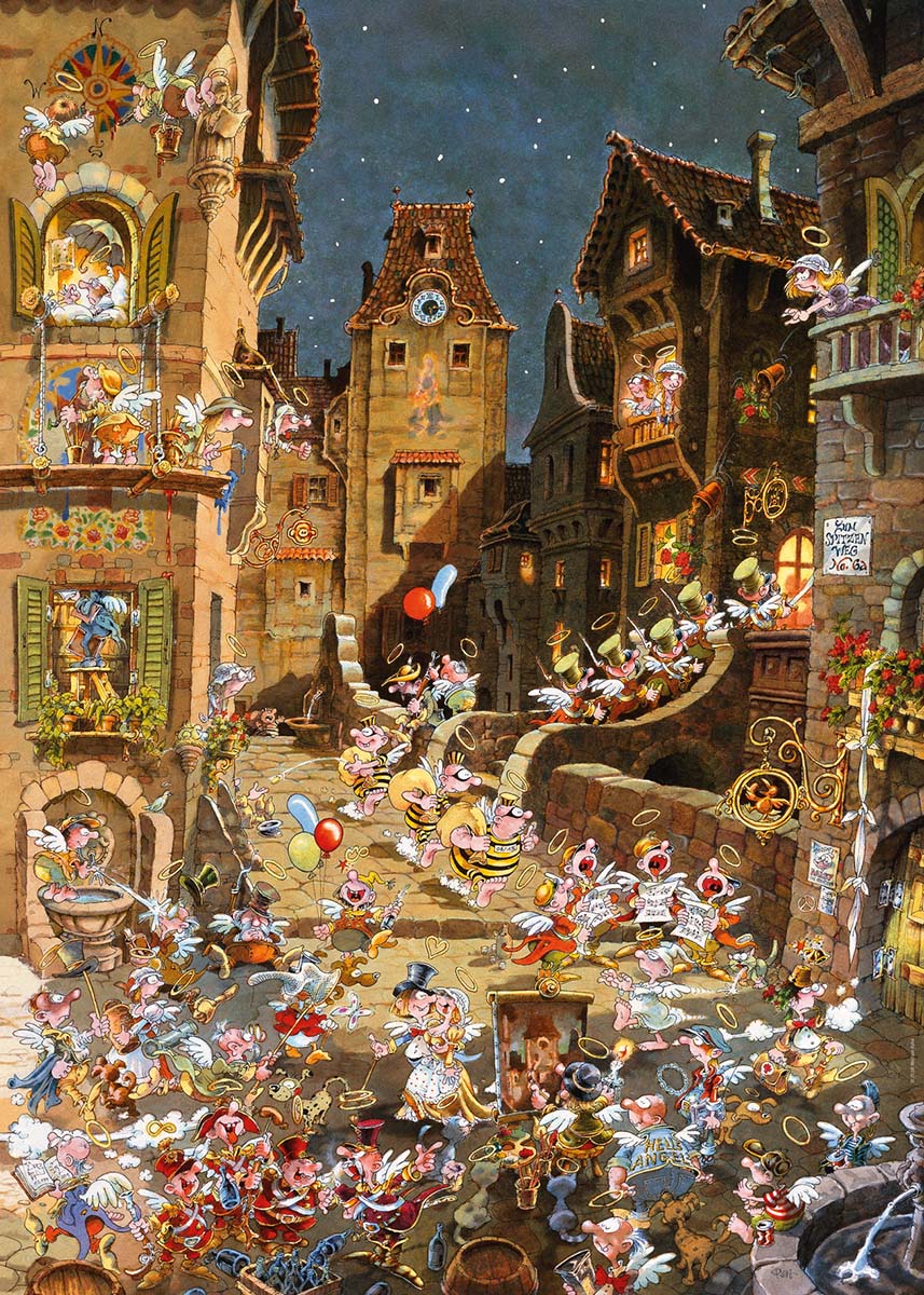 Ville romantique - Par la nuit, Michael Ryba (1000pcs)